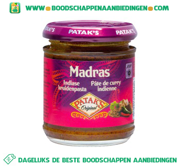 Kruidenpasta madras aanbieding