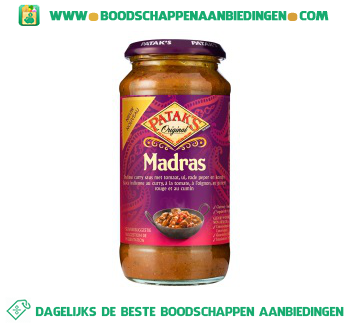 Madras curry saus aanbieding