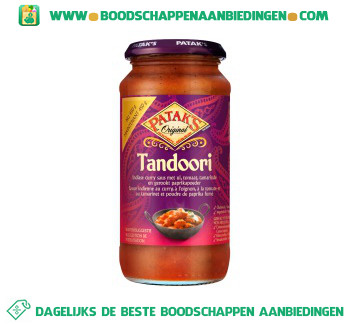 Tandoori currysaus aanbieding