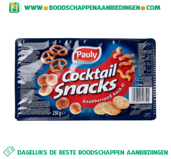 Cocktailsnacks aanbieding