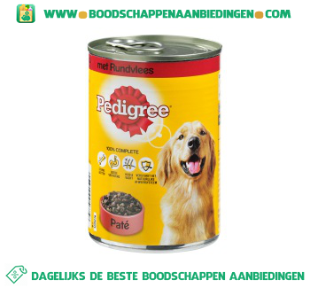 Pedigree Paté met rundvlees aanbieding