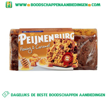 Honing & caramelkoek aanbieding