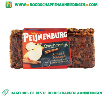 Peijnenburg Overheerlijk appel/kaneel koek aanbieding