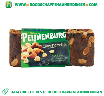 Overheerlijk noten koek aanbieding