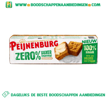 Peijnenburg Zero % suiker gesneden XL aanbieding