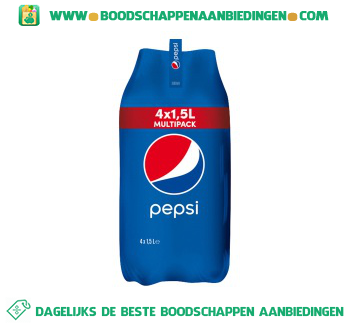 Cola regular 4-pak aanbieding