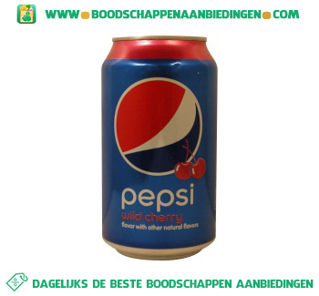 Pepsi Wild cherry aanbieding