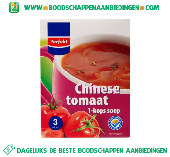 1 kopssoep Chinese tomaat aanbieding