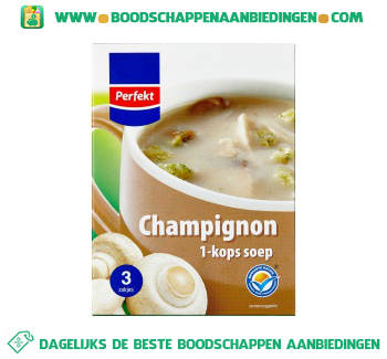 1 kopssoep champignon aanbieding