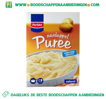 Aardappelpuree aanbieding