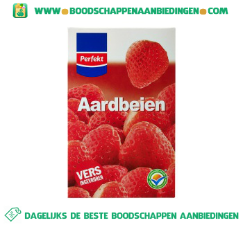 Perfekt Aardbeien aanbieding