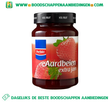 Aardbeien extra jam aanbieding