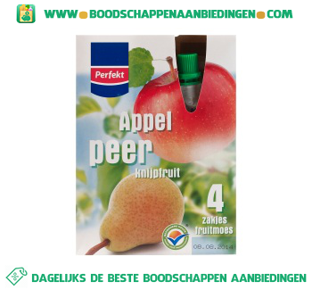 Appel & peer knijpfruit aanbieding