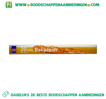 Bakpapier 20 vel aanbieding