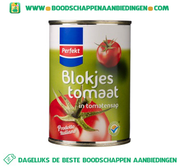 Perfekt Blokjes tomaat in tomatensap aanbieding