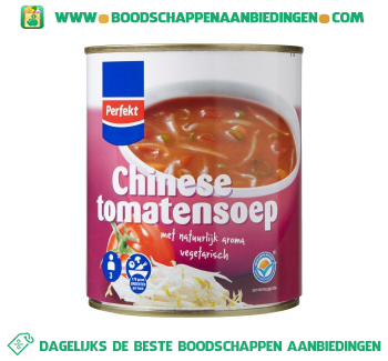 Chinese tomatensoep aanbieding