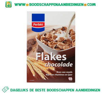 Perfekt Chocolade flakes aanbieding