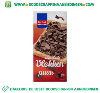 Chocolade vlokken puur aanbieding