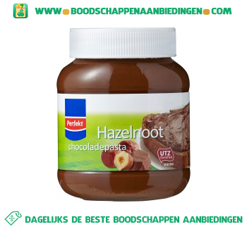 Chocoladepasta hazelnoot aanbieding