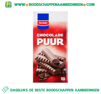 Chocoladereep puur aanbieding