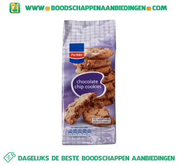 Chocolate chip cookies aanbieding