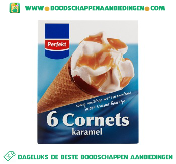 Cornets karamel aanbieding