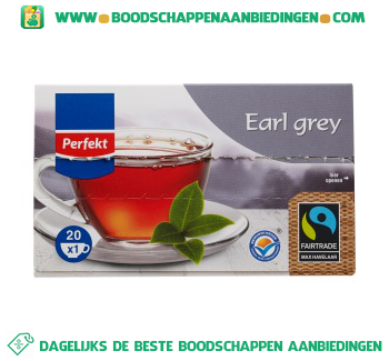Perfekt Earl grey thee 1-kops aanbieding