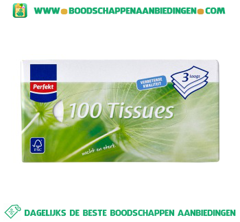 Facial tissues 3-laags aanbieding