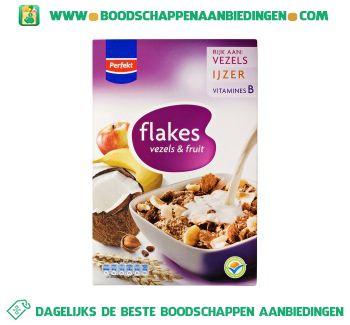 Flakes vezels & fruit aanbieding