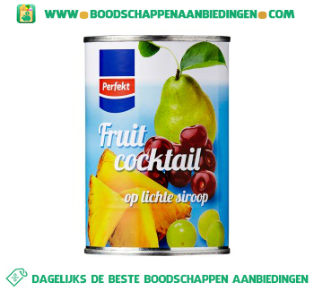 Perfekt Fruitcocktail op siroop aanbieding