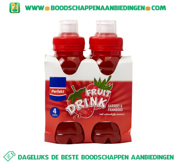 Fruitdrink aardbei framboos aanbieding