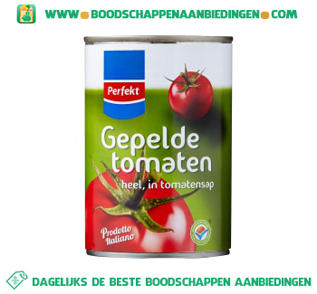 Perfekt Gepelde tomaten heel in tomatensap aanbieding