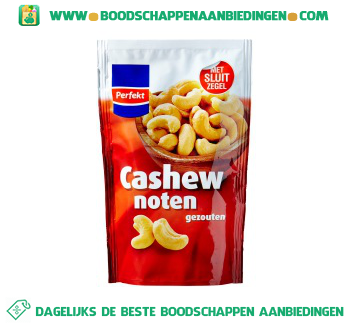 Perfekt Gezouten cashewnoten aanbieding