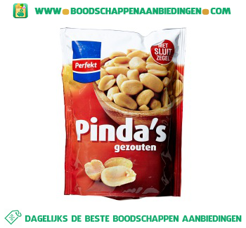 Gezouten pinda's aanbieding