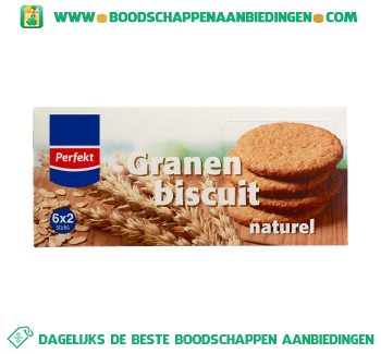 Granenbiscuit naturel aanbieding