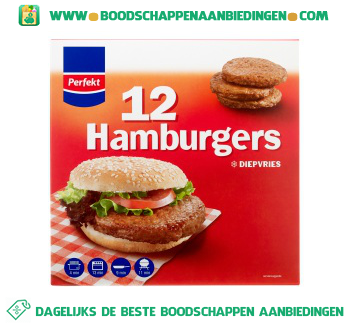 Hamburgers aanbieding