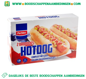 Perfekt Hot dog 2-pak aanbieding