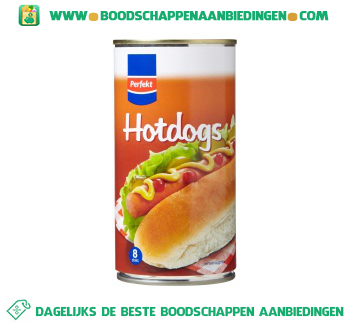 Perfekt Hotdogs aanbieding