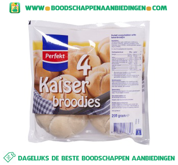 Perfekt Kaiserbroodjes aanbieding