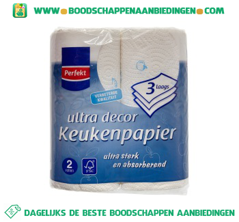 Keukenpapier decor aanbieding