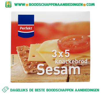 Perfekt Knäckebröd sesam aanbieding