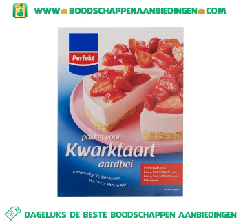 Kwartaart mix aardbei aanbieding