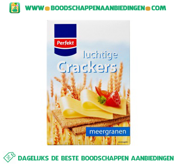 Luchtige crackers meergranen aanbieding