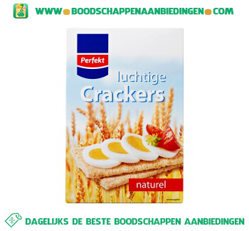 Luchtige crackers naturel aanbieding