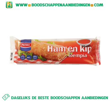 Maaltijd loempia ham en kip aanbieding