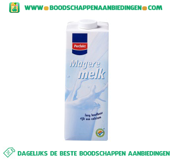 Perfekt Magere melk houdbaar aanbieding