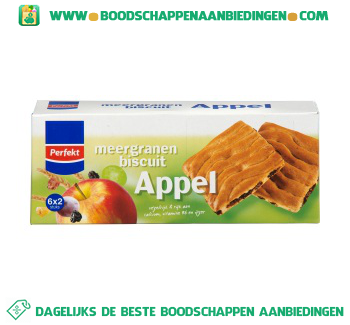 Meergranenbiscuit appel aanbieding