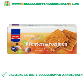 Meergranenbiscuit krenten aanbieding