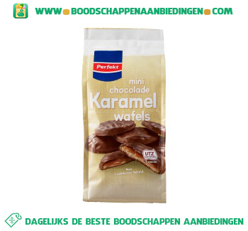 Mini chocolade karamelwafels aanbieding