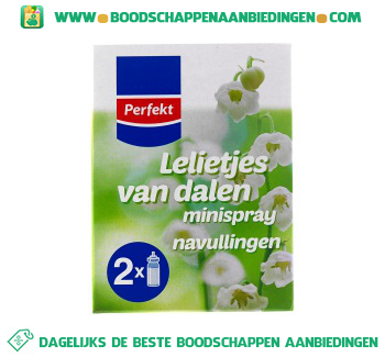 Minispray lelietjes navul aanbieding